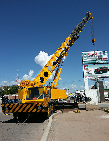 Grúas Delta, Grua Grove TM 1150, Nogales, Sonora, México