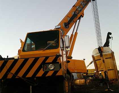 Grúas Delta, Grua Grove TM 1150, Nogales, Sonora, México